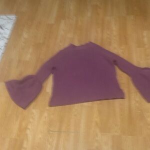 Abound Mauve Knit Sweater Size S